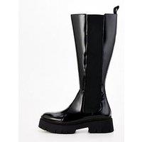 Hugo Kris Calf High Boot - Black