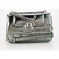 Boss Icon Quilted Small Crossbody - Silver