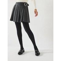 Hugo Rameri Pleated Mini Skirt - Black