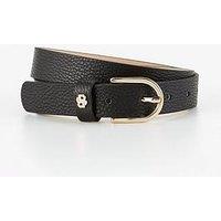 Boss Scarlet Leather Belt - Black