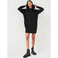 Hugo Nevalia Sweat Dress - Black