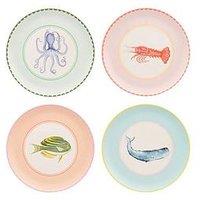 Yvonne Ellen Set Of 4 Melamine Side Plates