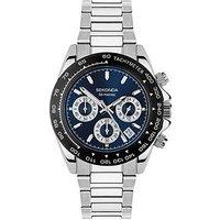 Sekonda Circuit Silver Stainless Steel Bracelet Chronograph Watch