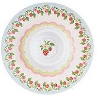 Cath Kidston Strawberry Melamine Chip And Dip Plate