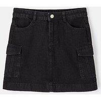 V By Very Girls Cargo Mini Skirt - Black