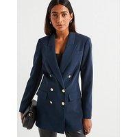 V By Very Original Military Blazer - Navy