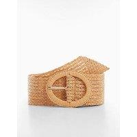 Mango Raffia Fabric Belt