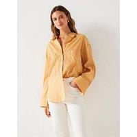 Mango Yellow Long Sleeve Shirt