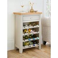 The Very Collection Malone Ready Assembled Wine Cabinet - Contains Solid Wood