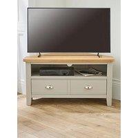 Very Home Malone Ready Assembled Corner Tv Unit - Fits Up To 42 Inch Tv - Contains Solid Wood