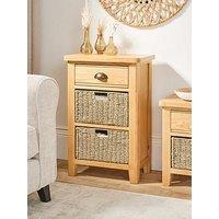 Very Home Ashwin Ready Assembled 1 Drawer, 2 Basket Sideboard - Contains Solid Wood