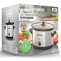 Daewoo 3.5 Litre Slow Cooker Stainless Steel