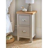 Very Home Malone Ready Assembled 2 Drawer Bedside Chest- Contains Solid Wood