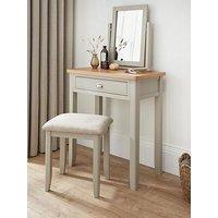 Very Home Malone Dressing Table, Stool And Mirror Set - Contains Solid Wood