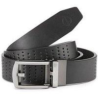 Oscar Jacobson Mens Shelby Belt -Black