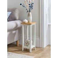 Very Home Harbour Ready Assembled Side Table - White/Oak