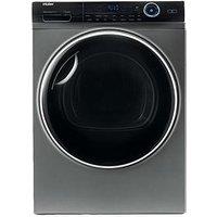 Haier I-Pro Series 7 Hd90-A2979S 9Kg Heat Pump Tumble Dryer, A++ Rated - Anthracite