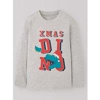 Mini V By Very Mini V By Veryboys Xmas Dino Longsleeve Top - Multi