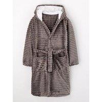 Everyday Boys Grey Fleece Dressing Gown