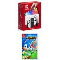 Nintendo Switch Oled Nintendo Switch Hw (Oled Model) White &Sonic Superstars