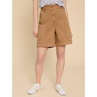 White Stuff Carlie Cargo Shorts - Beige