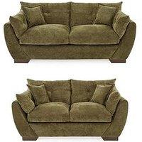 Very Home Palermo 3 + 2 Seater Sofa Set (Buy & Save!)