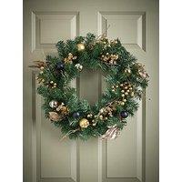 Festive Northlight Christmas Wreath