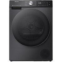 Hisense 5S Series Dh5S102Bb 10Kg Load Tumble Dryer With Touch Control, Ion Refresh - Black - A+++ Rated