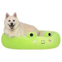 Squishmallows 30-Inch Wendy Frog Pet Bed - Large Ultrasoft Original Squishmallows Plush Pet Bed