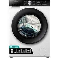 Hisense 3S Series Wf3S8043Bw 8Kg Load, 1400 Spin Steam Washing Machine - White - A Rated