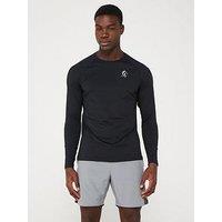 Gym King Mens Energy Long Sleeve Tee - Black