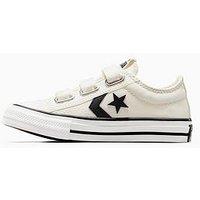 Converse Kids Star Player 76 Ox Trainers - White/Black