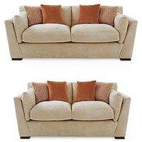 Very Home Lexington 3 + 2 Seater Fabric Sofa Set (Buy & Save!)