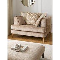 Very Home Capri Scatterback Love Chair Sofa - Natural