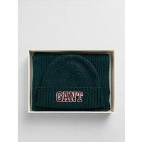 Gant 1949 Beanie Scarf Gift Set - Green
