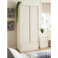 Very Home Alsop 2 Door, 1 Drawer Wardrobe - White Oak Effect - Fsc Certified