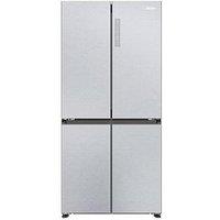 Haier Cube 83 Hcr3818Enmg Total No Frost American Fridge Freezer, E-Rated - Inox