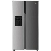 Hoover Hosr-5918Eixk-1 American Style Fridge Freezer With Plumbed Water & Ice Dispenser - Inox