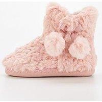 Everyday Girls Slipper Boot - Pink