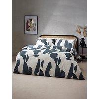 Hoem Meta Abstract Dusk Blue Duvet Cover Set