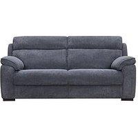 Adana 3 Seater Fabric Sofa - Grey