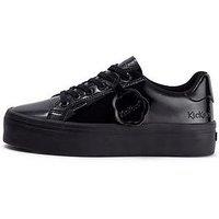 Kickers Tovni Stack Vegan Patent - Black