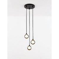 Very Home Double Glass 3-Light Cluster Ceiling Light