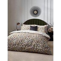 Hoem City Geo Duvet Cover Set In Toffee