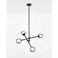 Very Home Double Glass 4-Light Chandelier Ceiling Light