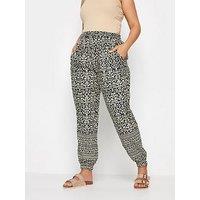 Yours Curve Border Print Joggers