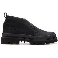 Clarks Badell Desert Boots - Black