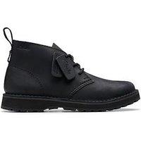 Clarks Solsbury Desert Boots - Black