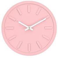 Interval Minimalist Pink Wall Clock