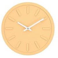 Interval Minimalist Yellow Wall Clock